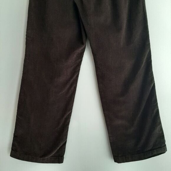 NORTHERN REFLECTIONS New - Villager Pull-On Corduroy Pants Brown Sz S Petite - Picture 8 of 11